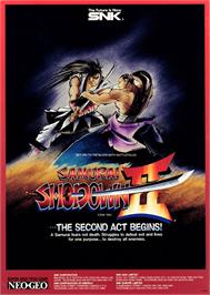 Advert for Samurai Shodown II / Shin Samurai Spirits - Haohmaru jigokuhen on the Arcade.
