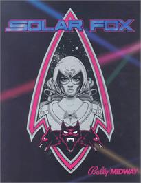 Advert for Solar Fox on the Commodore 64.