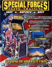 Advert for Special Forces Elite Training on the Arcade.