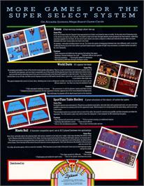 Advert for SportTime Table Hockey on the Arcade.