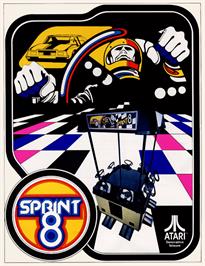 Advert for Sprint 8 on the Arcade.