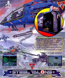 Advert for Steel Talons on the Sega Genesis.
