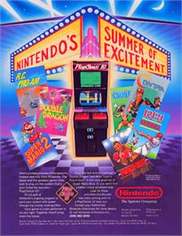 Advert for Super Mario Bros. 2 on the Nintendo Arcade Systems.