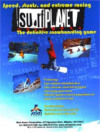 Advert for Surf Planet on the Arcade.