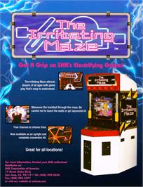 Advert for The Irritating Maze / Ultra Denryu Iraira Bou on the Arcade.
