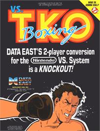 Advert for Vs. T.K.O. Boxing on the Arcade.