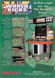 Advert for World Kicks on the Sega Naomi.