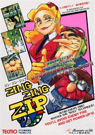 Advert for Zing Zing Zip on the Arcade.