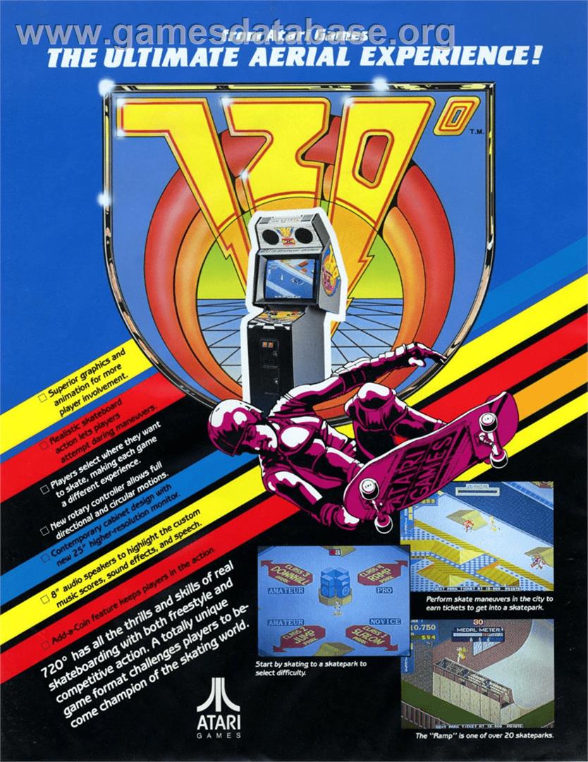 720 Degrees - Amstrad CPC - Artwork - Advert