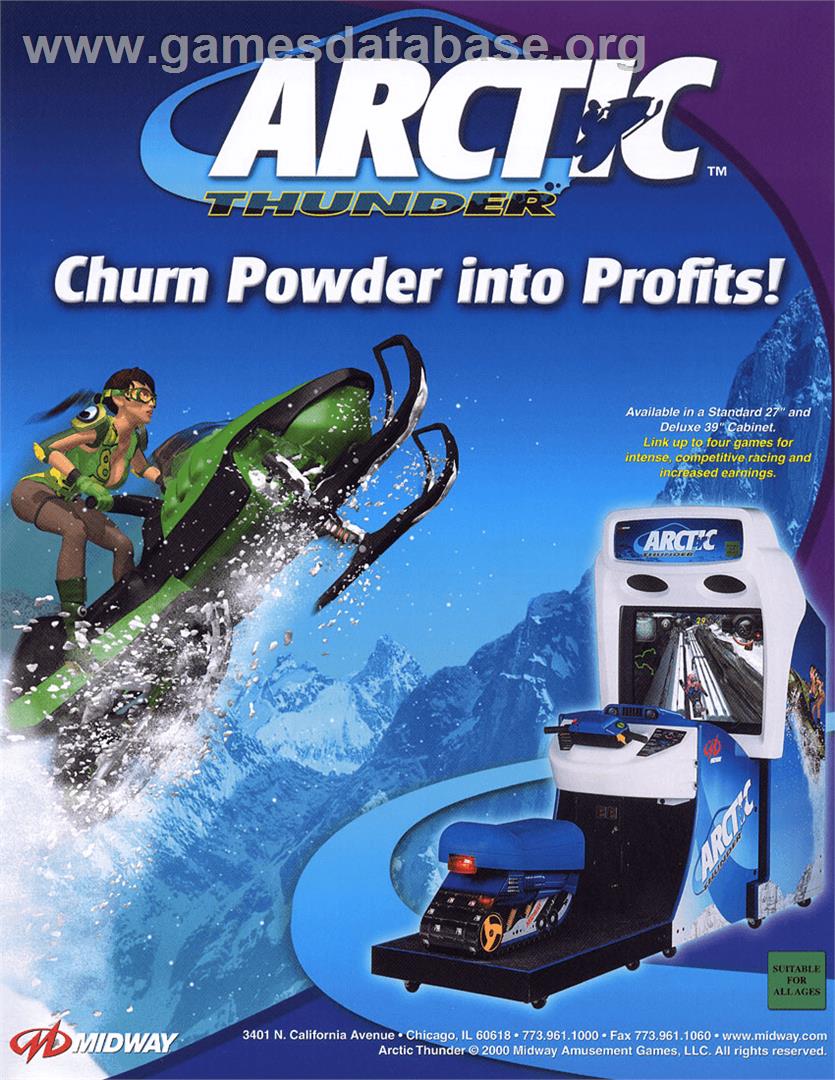 Arctic Thunder - Arcade - Artwork - Advert