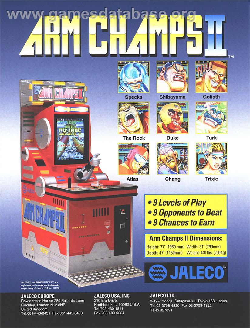 Arm Champs II v2.6 - Arcade - Artwork - Advert