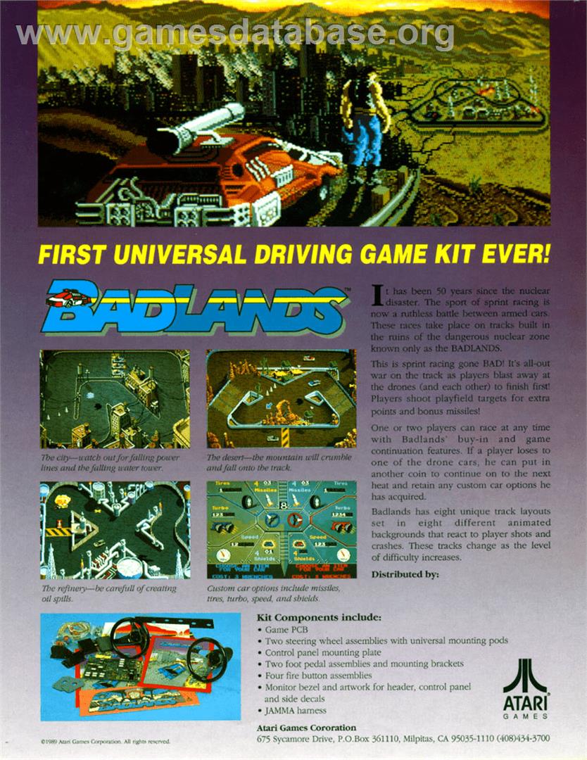 Bad Lands - MSX Laserdisc - Artwork - Advert