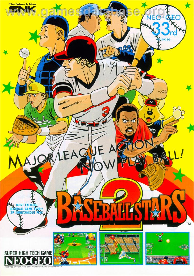 Baseball Stars 2 - Nintendo NES - Artwork - Advert