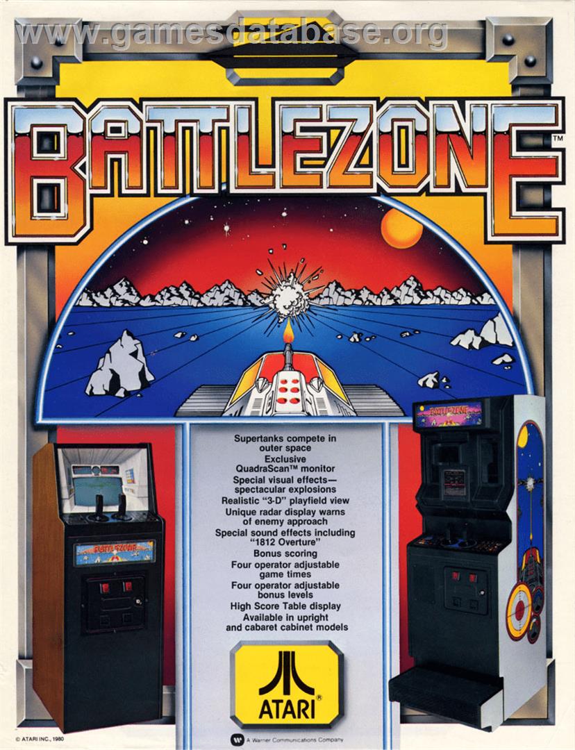 Battle Zone - Arcade - Artwork - Advert