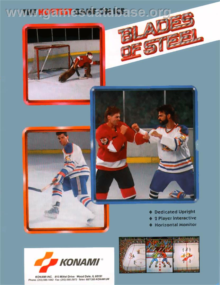 Blades of Steel - Arcade - Artwork - Advert
