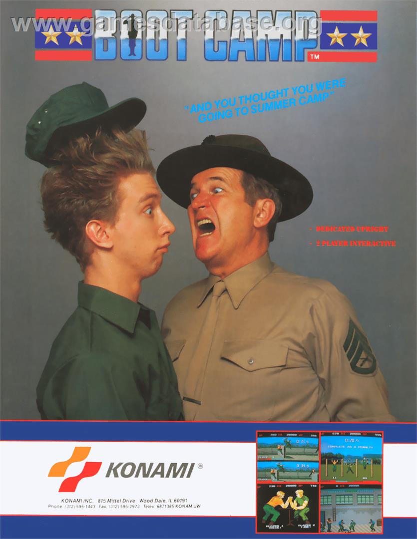 Boot Camp - Arcade - Artwork - Advert