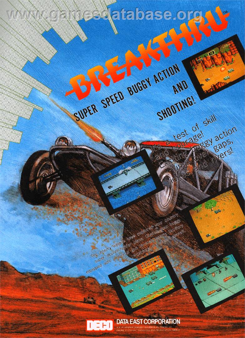 Break Thru - Arcade - Artwork - Advert