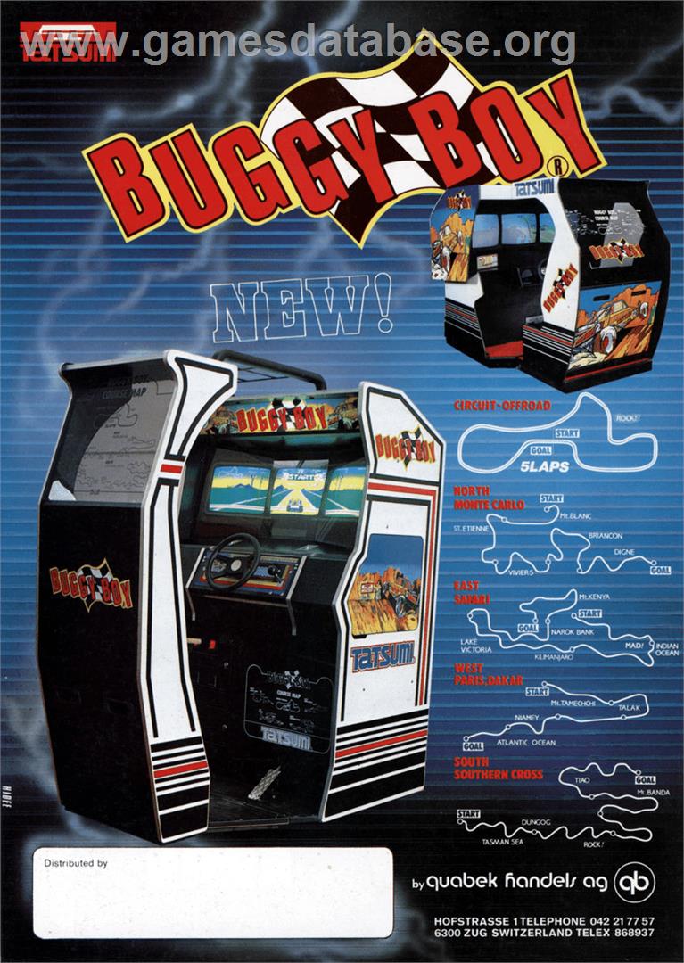 Buggy Boy/Speed Buggy - Arcade - Artwork - Advert