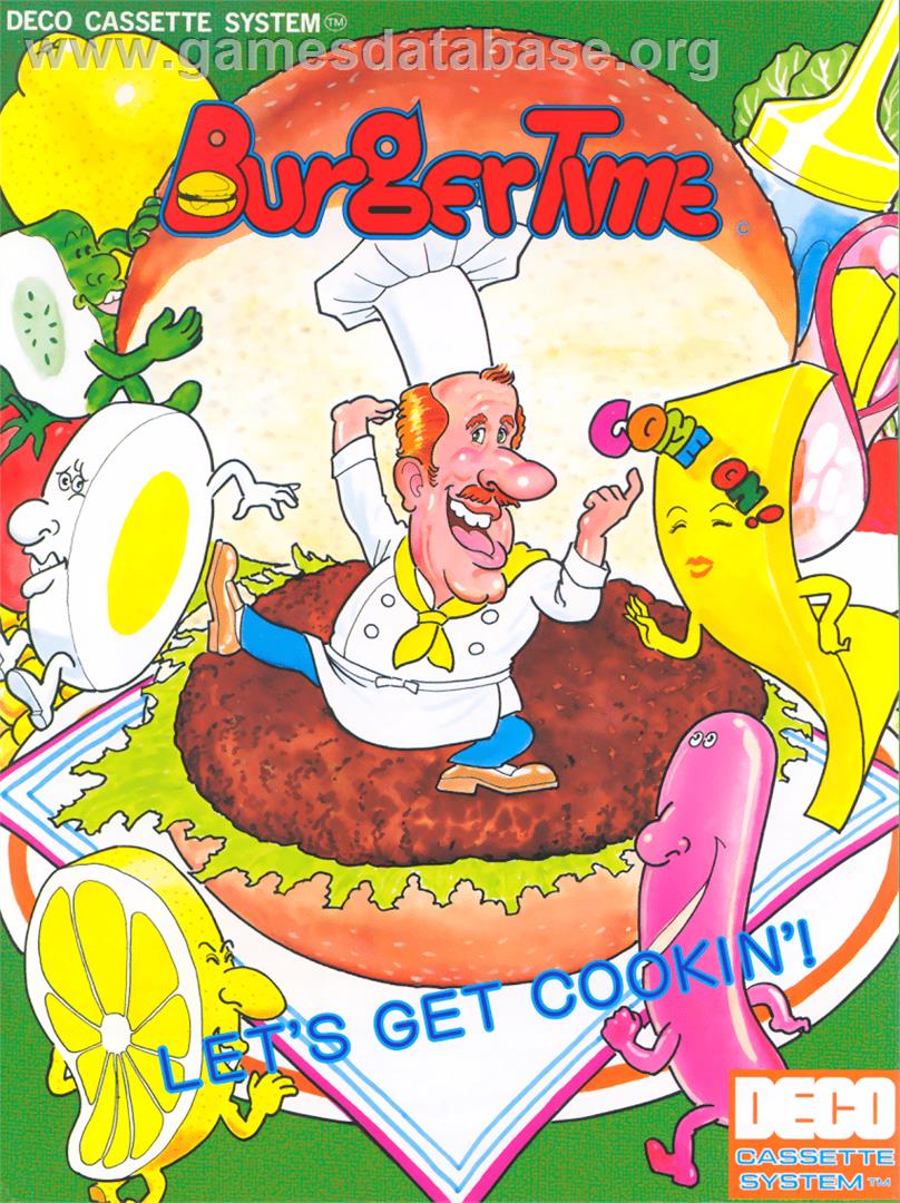 Burger Time - Arcade - Artwork - Advert