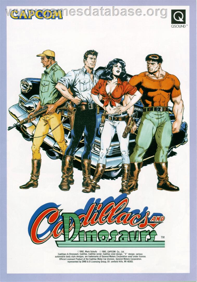 Cadillacs and Dinosaurs - Arcade - Artwork - Advert