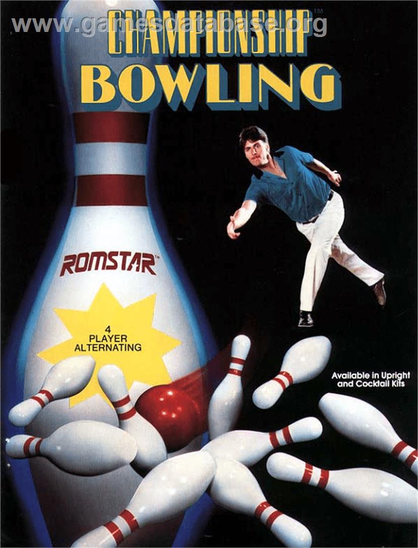 Championship Bowling - Arcade - Artwork - Advert