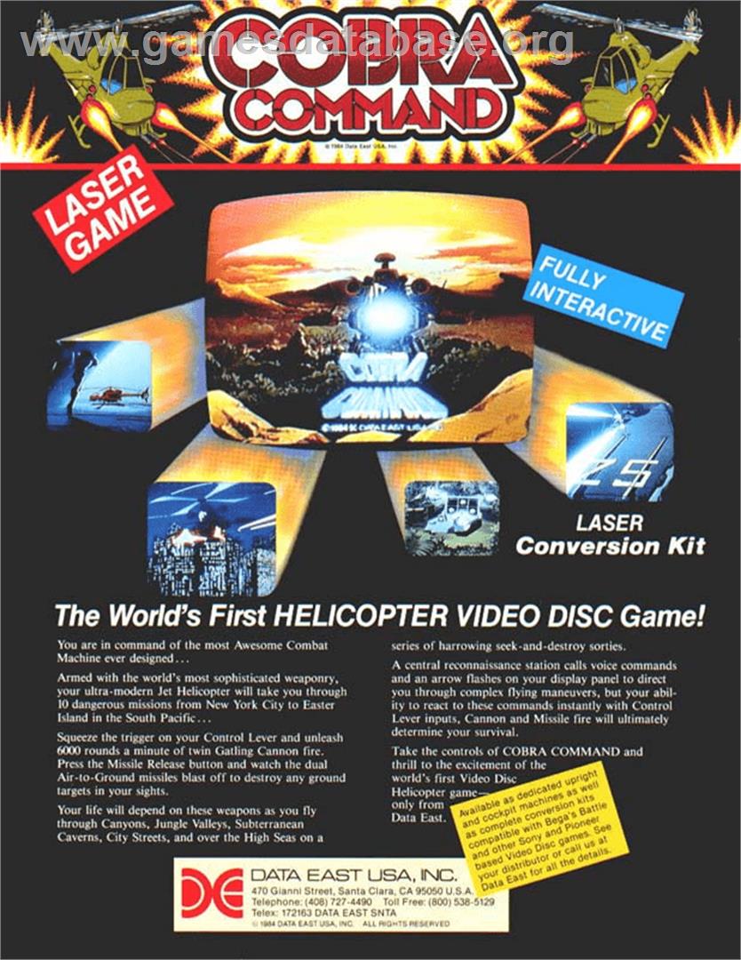 Cobra Command - Sega CD - Artwork - Advert