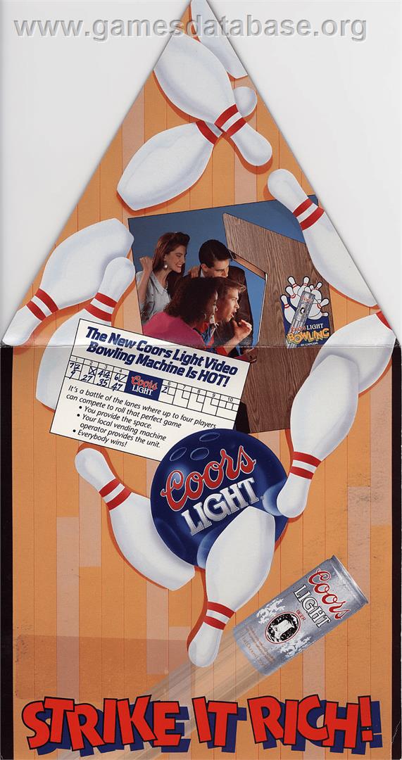 Coors Light Bowling - Arcade - Artwork - Advert