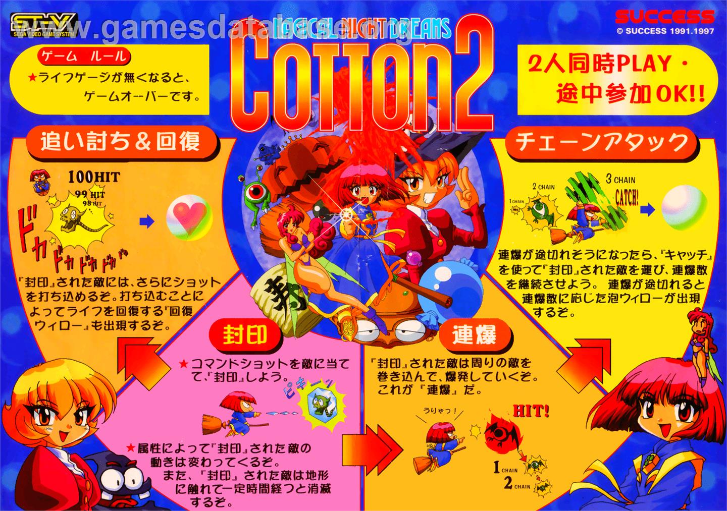Cotton 2 - Sega ST-V - Artwork - Advert