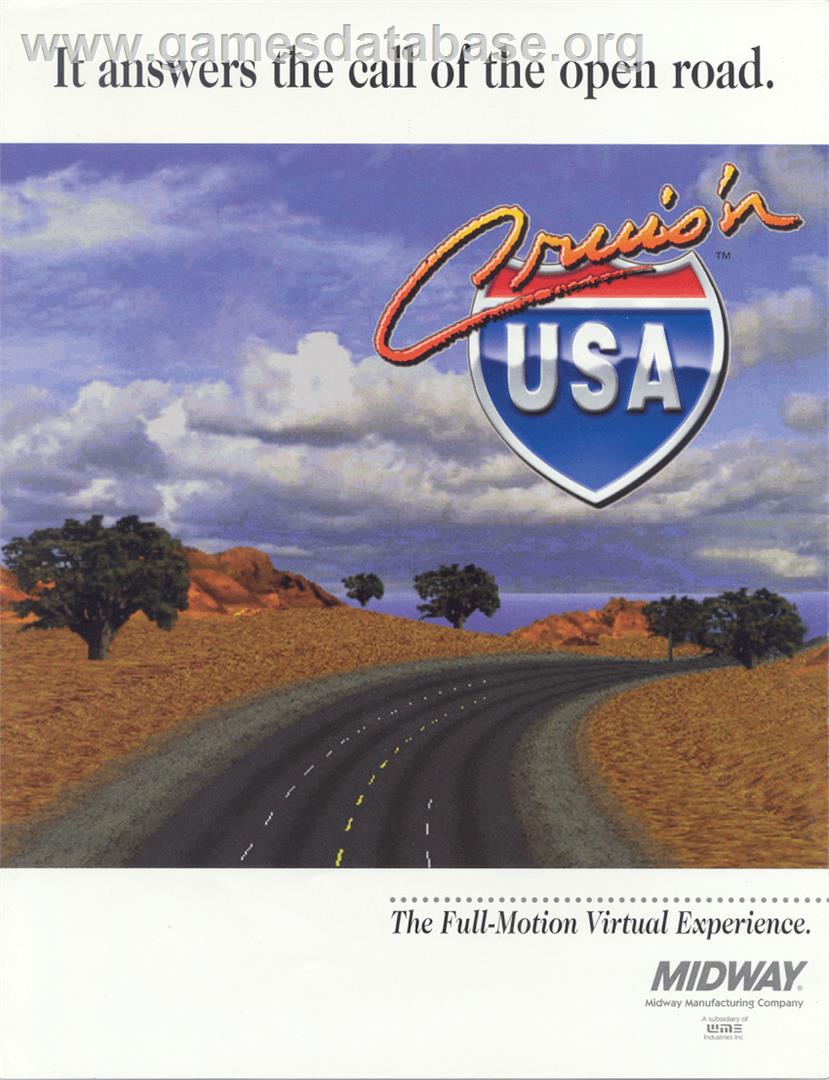 Cruis'n USA - Arcade - Artwork - Advert