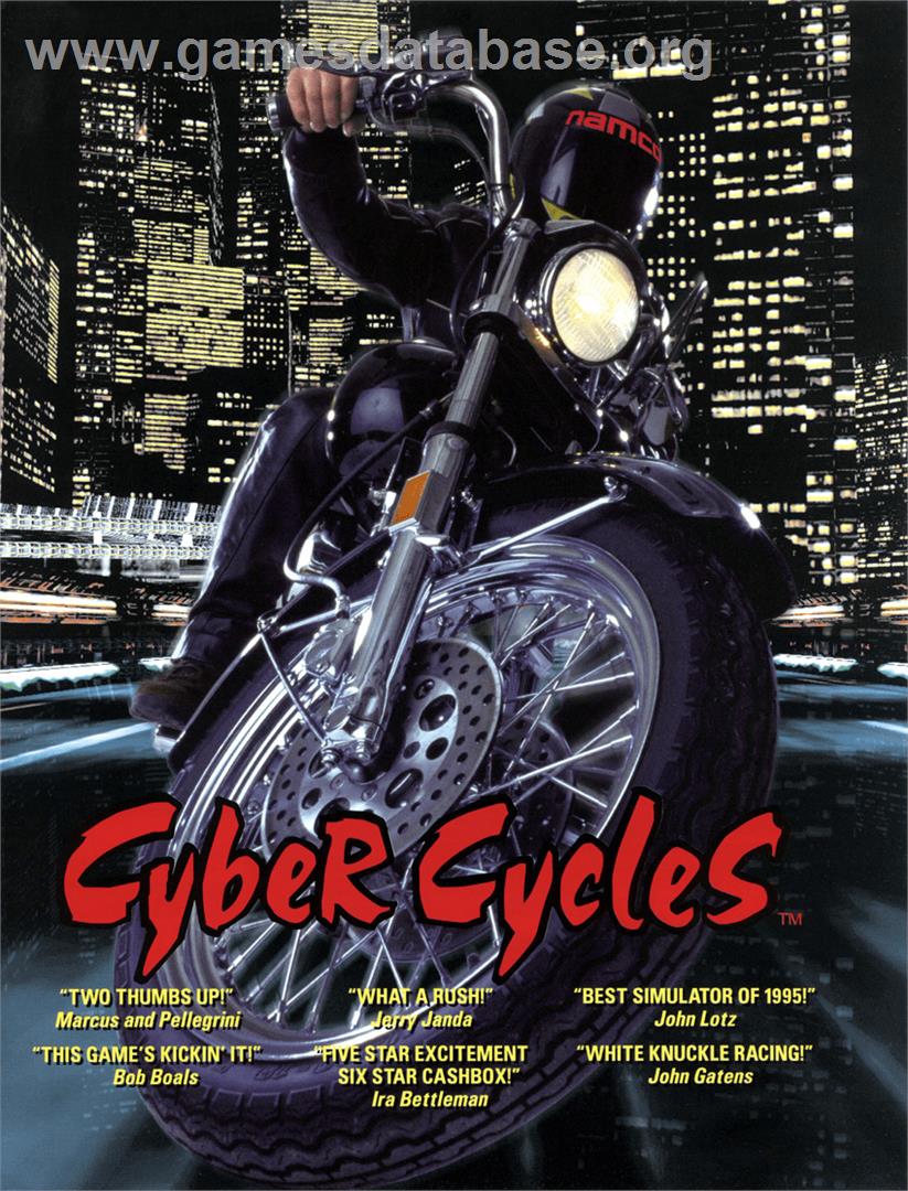Cyber Cycles - Arcade - Artwork - Advert