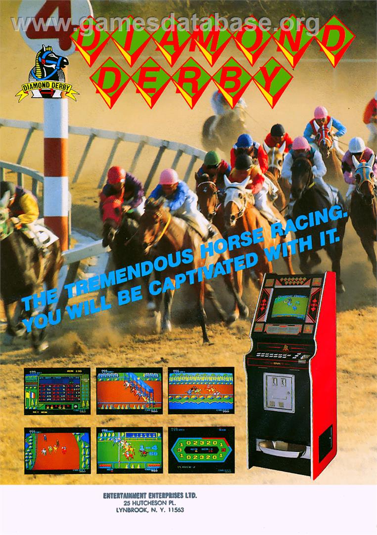 Diamond Derby - Arcade - Artwork - Advert