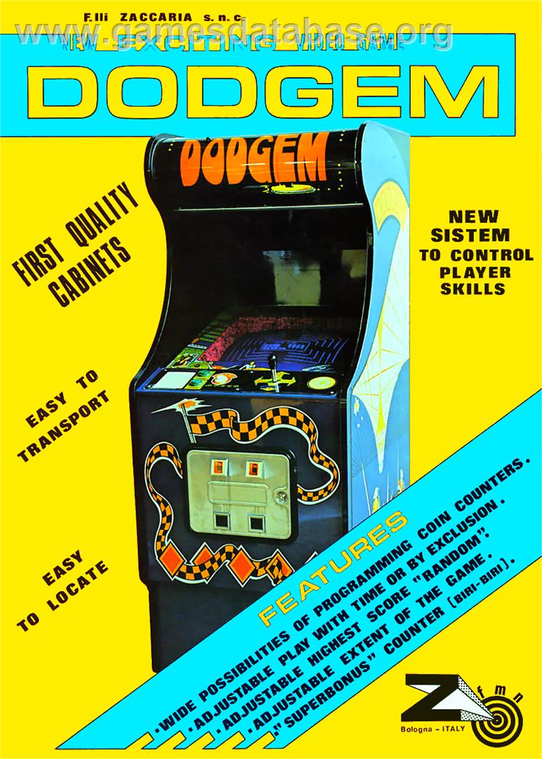 Dodgem - Arcade - Artwork - Advert