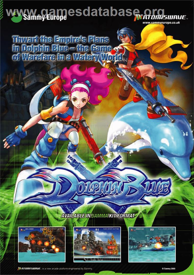 Dolphin Blue - Arcade - Artwork - Advert