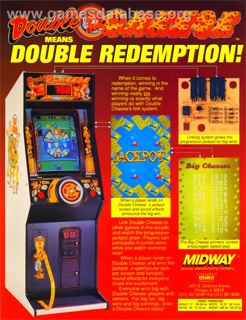 Double Cheese - Arcade - Artwork - Advert