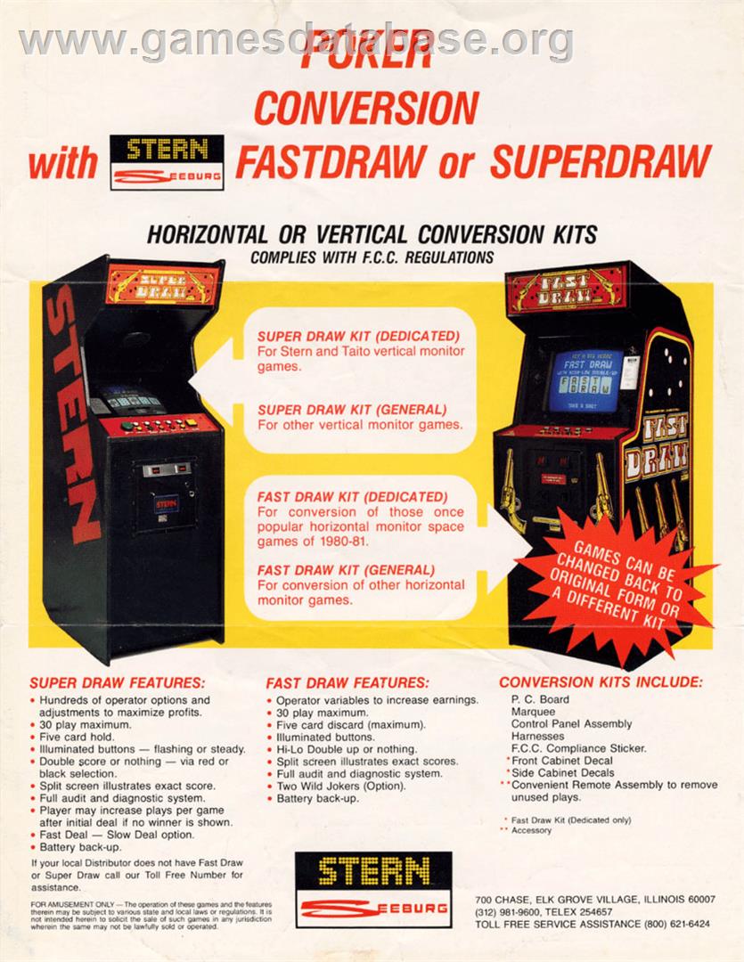 Fast Draw - Arcade - Artwork - Advert