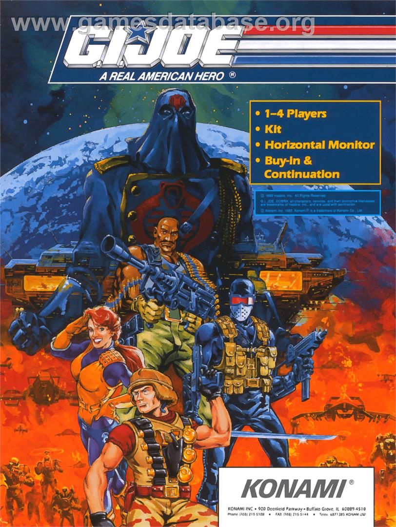 G.I. Joe - Arcade - Artwork - Advert