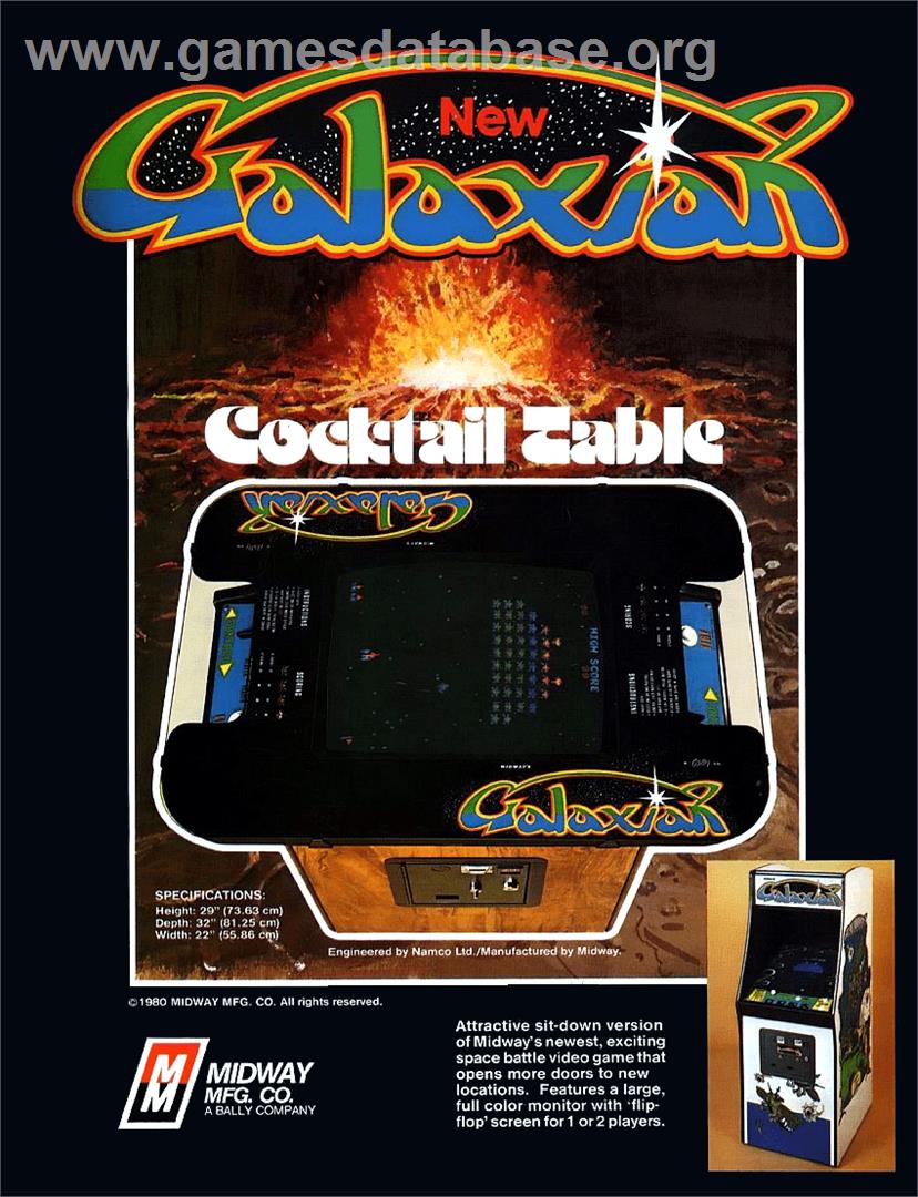 Galaxian Part 4 - Arcade - Artwork - Advert
