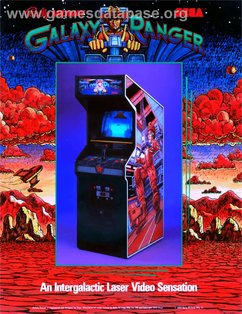 Galaxy Ranger - Arcade - Artwork - Advert