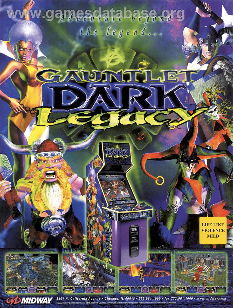 Gauntlet Dark Legacy - Nintendo Game Boy Advance - Artwork - Advert