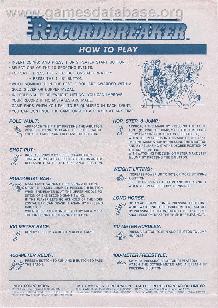 Go For the Gold - Mattel Intellivision - Artwork - Advert