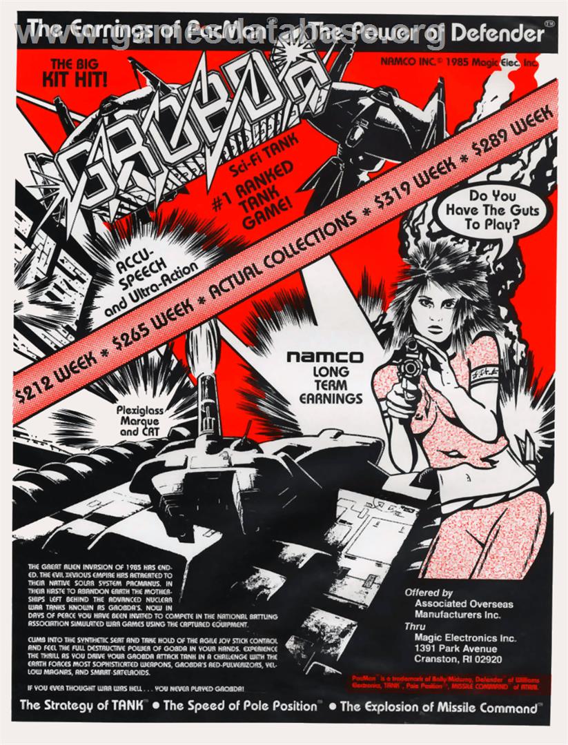 Grobda - Arcade - Artwork - Advert