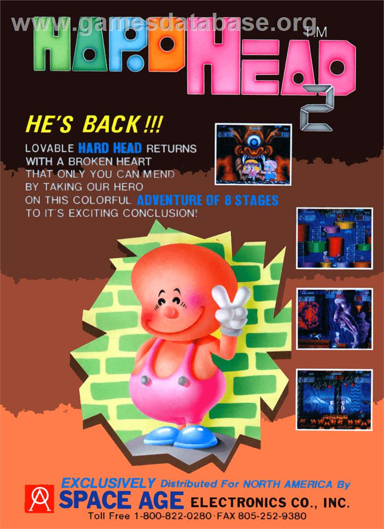 Hard Head 2 - Arcade - Artwork - Advert