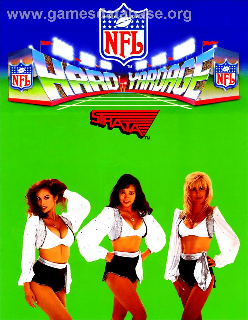 Hard Yardage - Arcade - Artwork - Advert