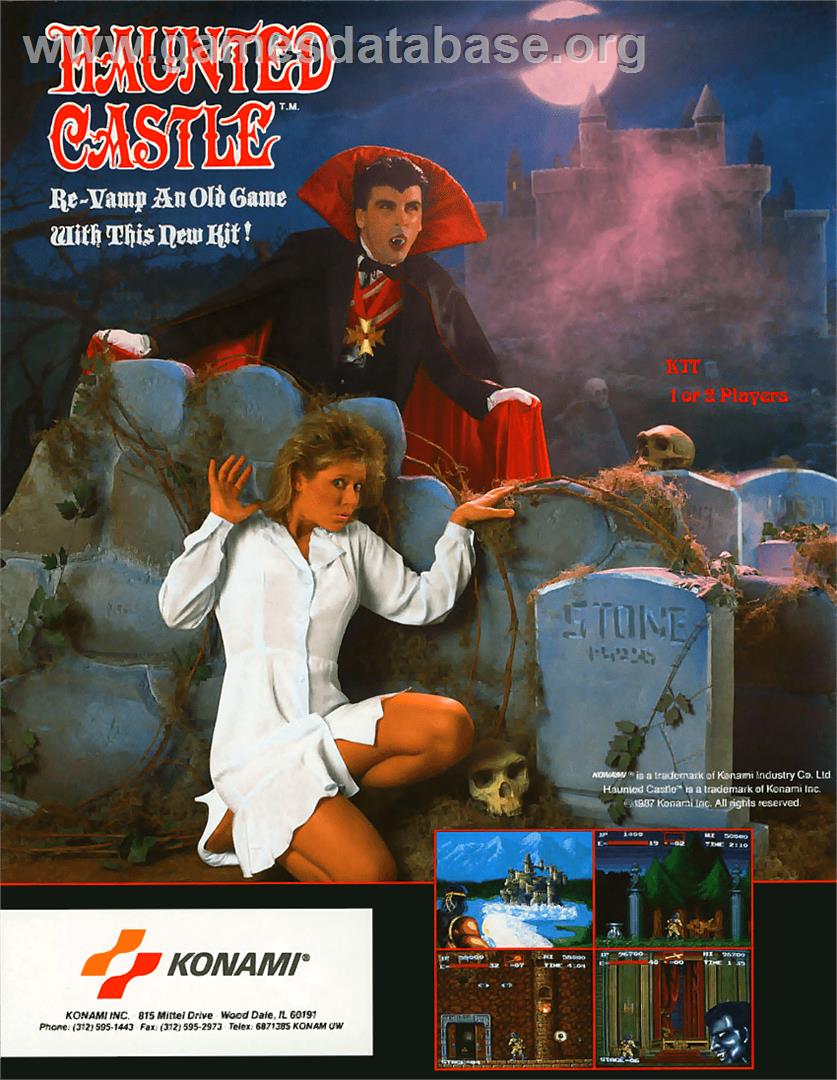 Haunted Castle - Arcade - Artwork - Advert