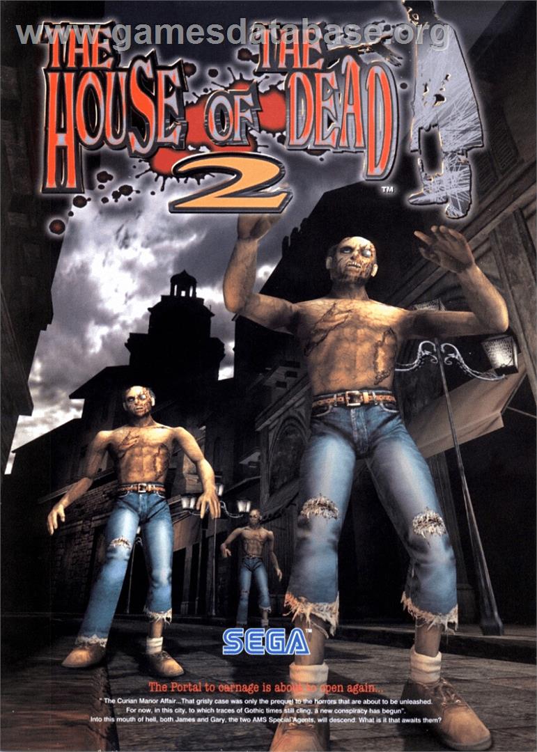 House of the Dead 2 - Sega Dreamcast - Artwork - Advert
