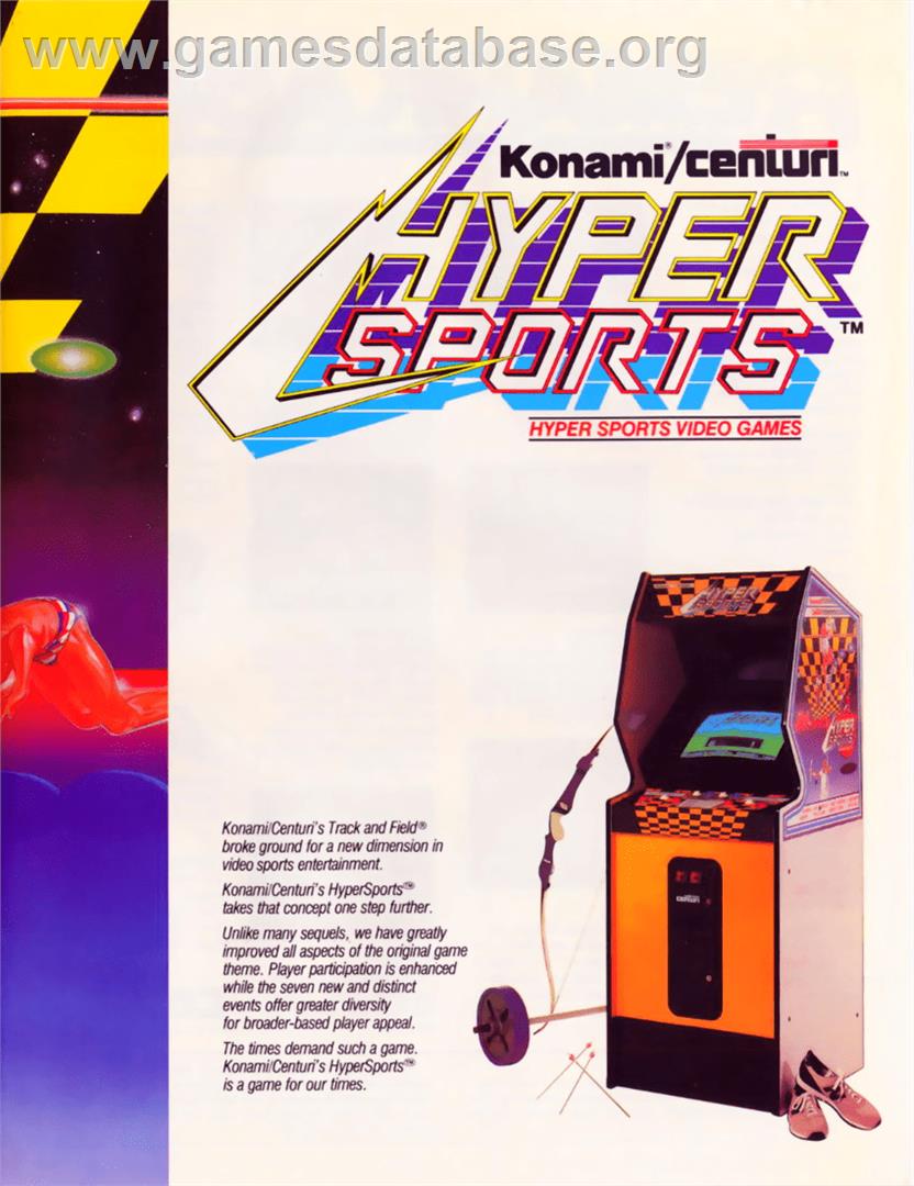 Hyper Sports - Sega SG-1000 - Artwork - Advert