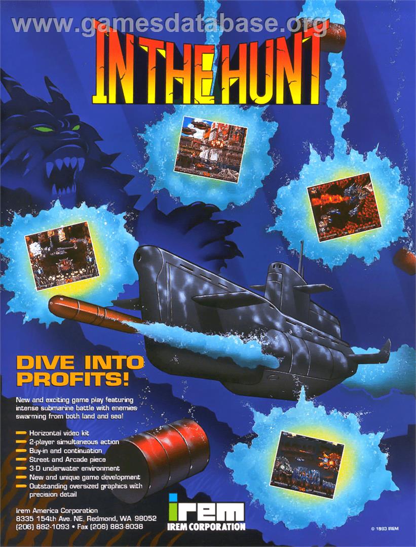 In The Hunt - Arcade - Artwork - Advert