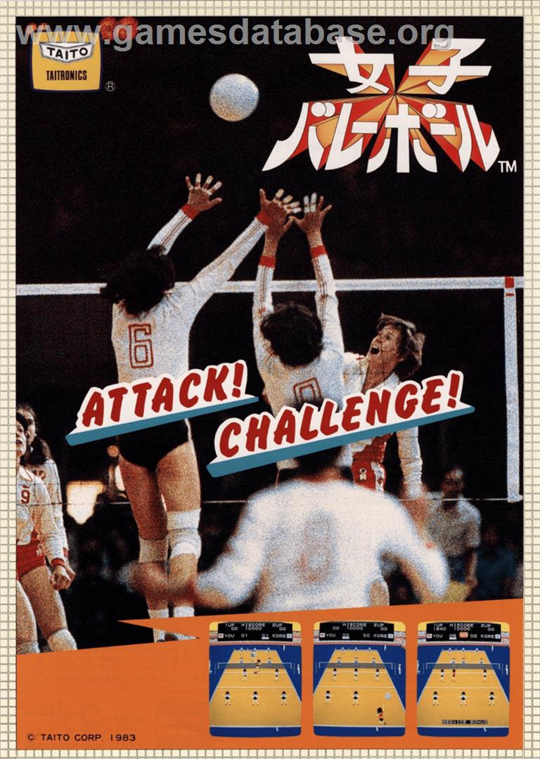 Joshi Volleyball - Arcade - Artwork - Advert