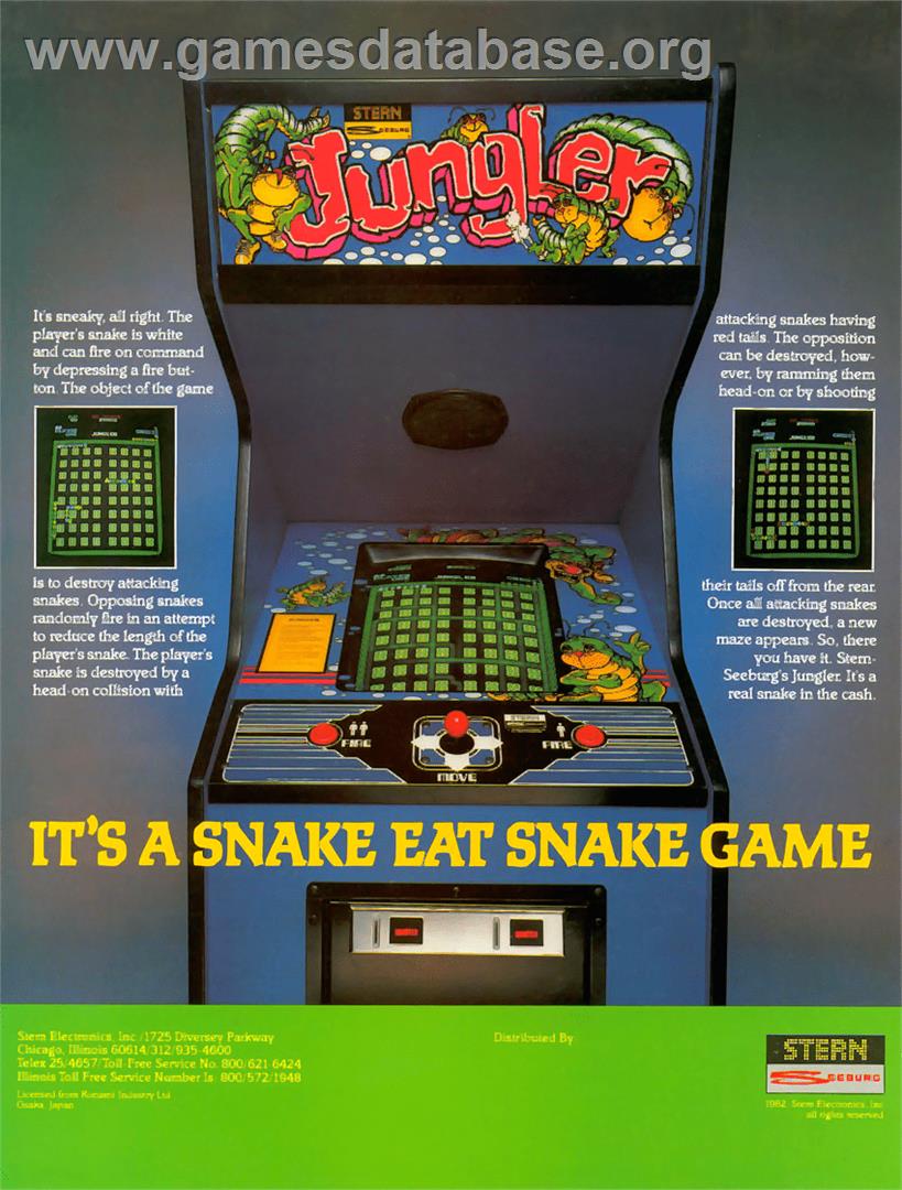 Jungler - Emerson Arcadia 2001 - Artwork - Advert