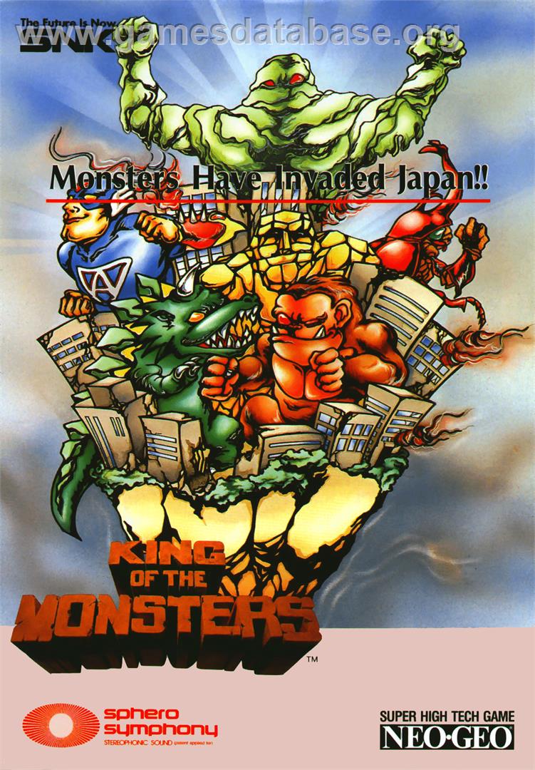 King of the Monsters - SNK Neo-Geo MVS - Artwork - Advert